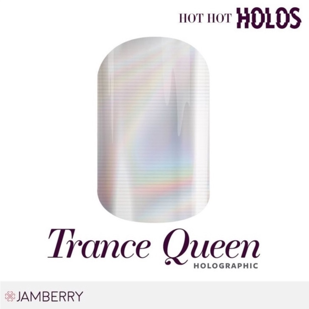 Jamberry “Trance Queen” Holographic Nail Wraps New Unused in Original packaging